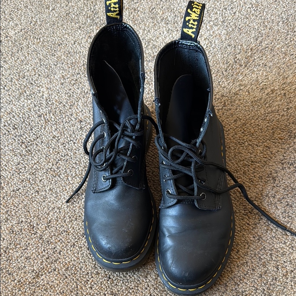 Dr. Martens Black Leather Boots